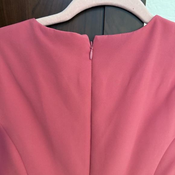 Kay Unger Pink Ruffle Midi Dress - Picture 8 of 8